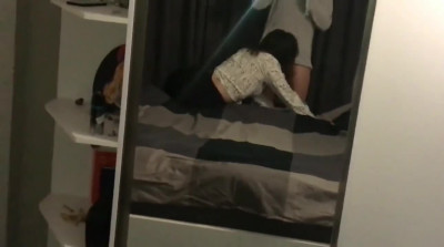 Party Sex with Best Friends GF - British Teen BDSM Handjob