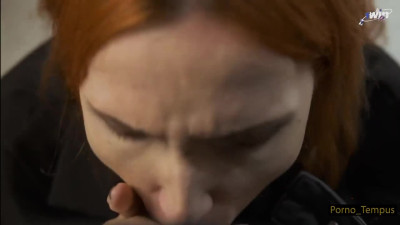 Red-haired MILF instructs blow-job secret to strangers inexperienced porn