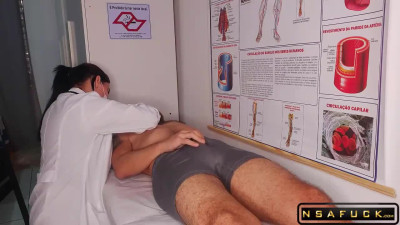 Accidental Dick Slip Nurses Shock as Patients Massive Cock Springs Free