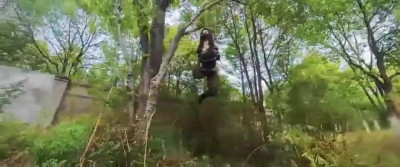 Chinese Girl outdoor exhibitionism BDSM Training 104