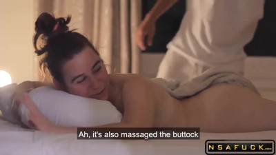 Wrong Masseuse Gets Punished with Rough Massage and Hard Fuck