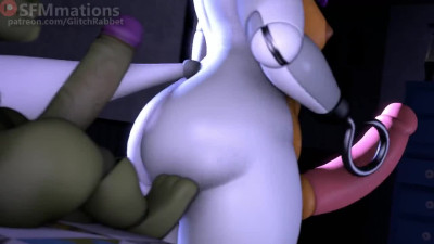 Femboi Lolbit fucks Femboi Plushbae~ (Plushtrap)