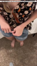 snuck away from her birthday dinner to gift her a creampie