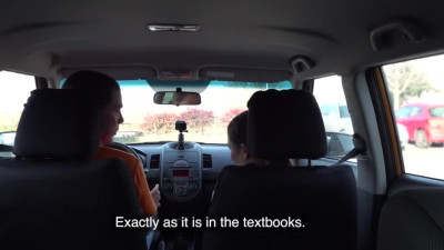 Fake Driving School Sanny Luke Tatooed Brunette Fucks for Locense