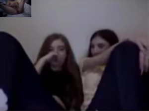 Two girls play coy and make me humiliate myself for them