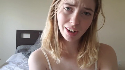 Big-Titted Teen Mocks Small Penis on Webcam