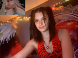Two Omegle girls recording my cumshot