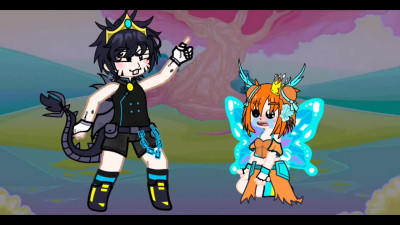 Godzilla and Mothra - Knowing (Gacha)  {Kaijus}