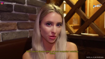 Step-Mom drills cherry stepson, tests gayness. Hot, messy talk, real couple.