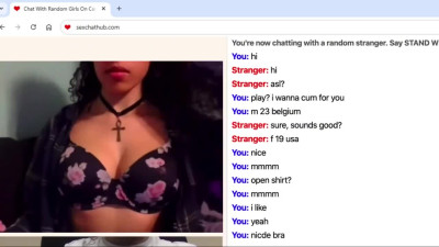 Busty 19 year old American teen on random chat