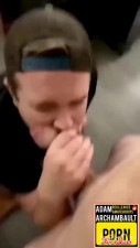 Canadian cock whore Steph Ericks blows my big cock for breakfast!