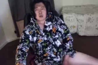 American Chinese Guy Cums