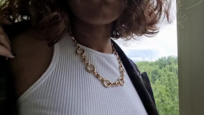 Ebony Teen with Big Tits Has Orgasmic Fun!