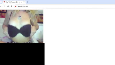 Hot blonde teen going hard on chat