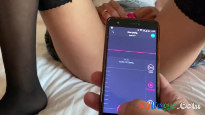 Orgasm Controlled by Remote Lovense Lush