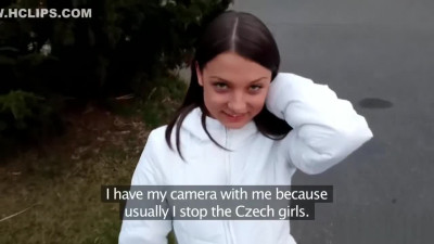 Hot brunette russian tricked that shell get paid for sex