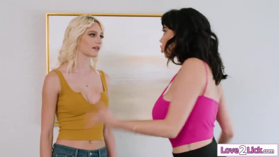 Kenna James jeans ripped open by bff Little puck for rimming