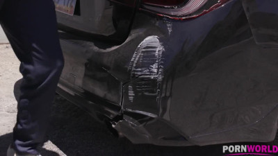 Innocent Teen Hazel Moore Takes Anal Pounding To Repay Car Damage Debt