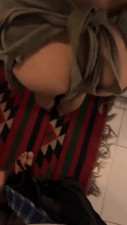 I cooked & cleaned nude for my roommate to fuck me raw