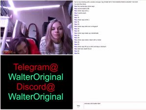 Two 18yo Omegle Chicks Flashing