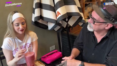 Dirty old grandpa boinks young innocent Argentina for financial help, greatest