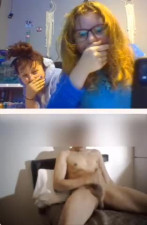 Two friends surprise each other on ...