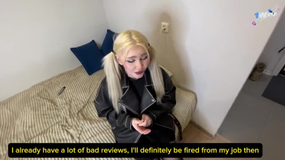 An 18-year-old courier lost an order, but found a surefire way to avoid getting