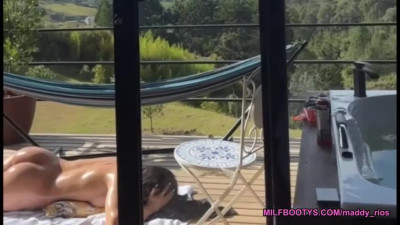 Record my wife sun bathing