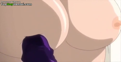 Kinky busty babe masturbated and fucked
