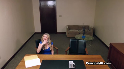 Big tit housewife enjoys bouncing on principals hard dick