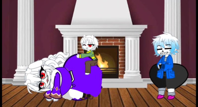 Arsiel having fun with fat asses Arsiel and Toriel and Arsiel and Sans