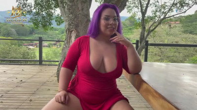 Lusty Latina BBW celebrate on floor - hottest xxx porn!