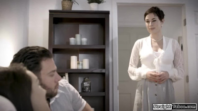 Guy is cheating with his wifes home nurse right next to her