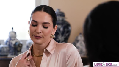 You wanna keep your job then kiss and suck on my big titties