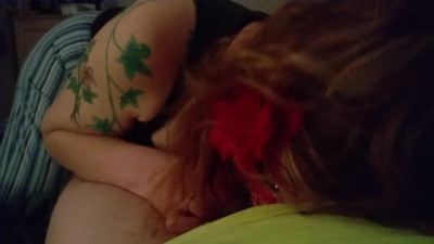 Slut Wife Gives After Party Head While Still Wearing Masquerade Mask
