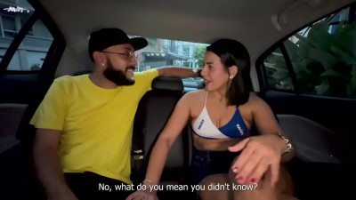 Colombian porn actor casting! From car fuckfest to creampie at home -
