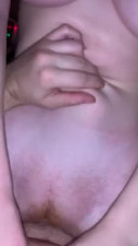 Busty Redhead Rides Big White Cock while Roommates are in other Room