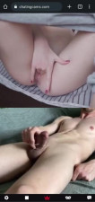 Hot teen pussy on random chat