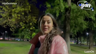 Public fuck-fest in Parque Las Heras with LuenOk, extraordinary blow and