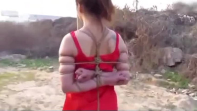 Chinese Girl outdoor exhibitionism BDSM Training 133