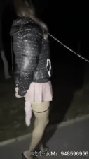 Chinese Girl outdoor exhibitionism BDSM Training 131