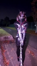 Chinese Girl outdoor exhibitionism BDSM Training 131