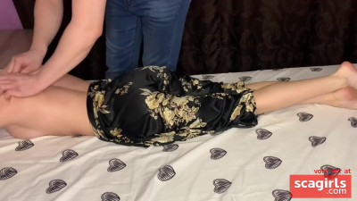 Massage Therapist Seduces Client for Sex - Real Amateur Russian Babe