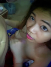 asian slut sucking my cock