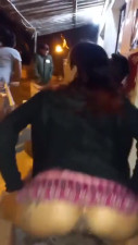 Brasileira  dançando funk sem calcinha pussy slut Twerking