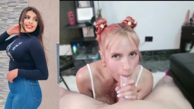 Good girl sucks cock with love