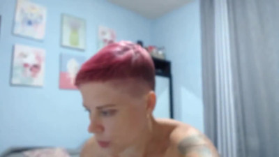 Blonde Russian Babe in Solo Webcam Show