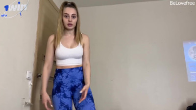 Hot damsel plumbs stepson instead of stretching with yam-sized knockers and
