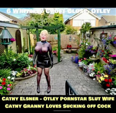 Cathy Shiny PVC MiniSkirt Otley Slut Granny Yorkshire Wife Pornstar High Heels Slut