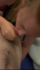 Ava Sprague sucking dick blowjob